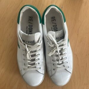 Re/Done 70s Tennis Leather Sneakers Size 39